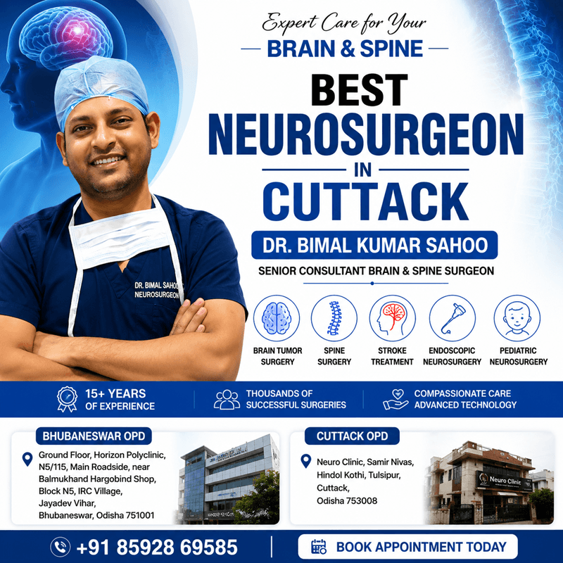 Best Neurosurgeon in Bhubaneswar & Cuttack – Dr. Bimal Kumar Sahoo